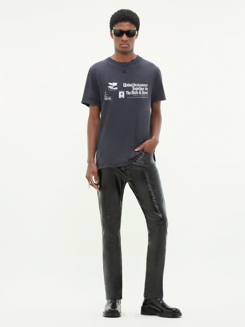 courrèges DESTROYED PRINTED T-SHIRT outlook