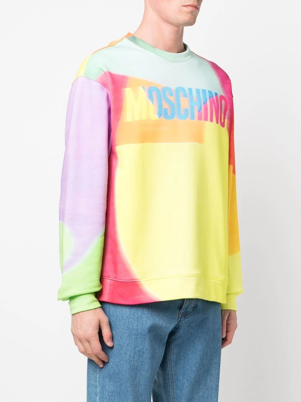 logo colour-block sweatshirt - 3