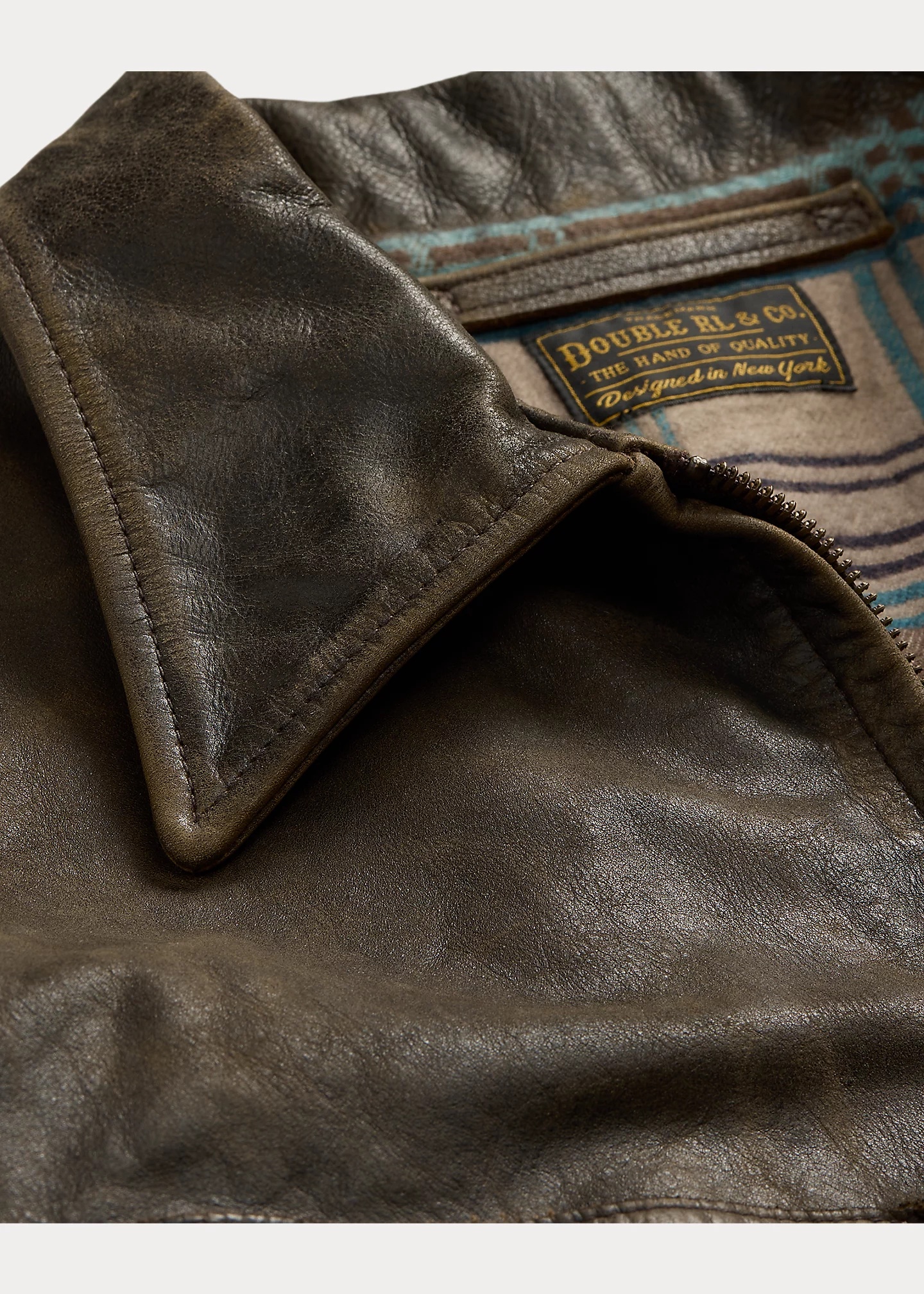 RRL by Ralph Lauren Fringe Leather Jacket | REVERSIBLE