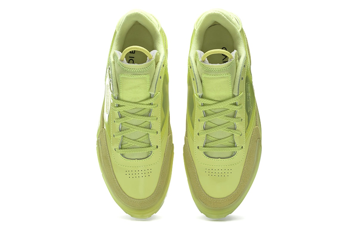 (WMNS) Reebok Cardi B x Club C 'High Vis Green' H01010 - 4