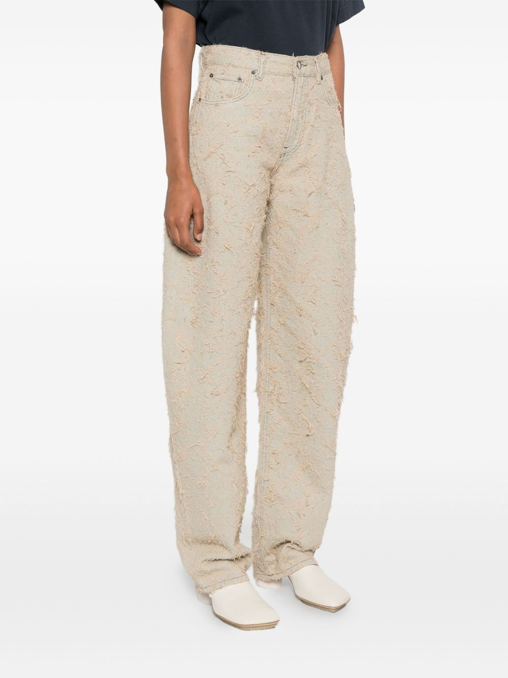 Bibi jacquard tapered jeans - 3