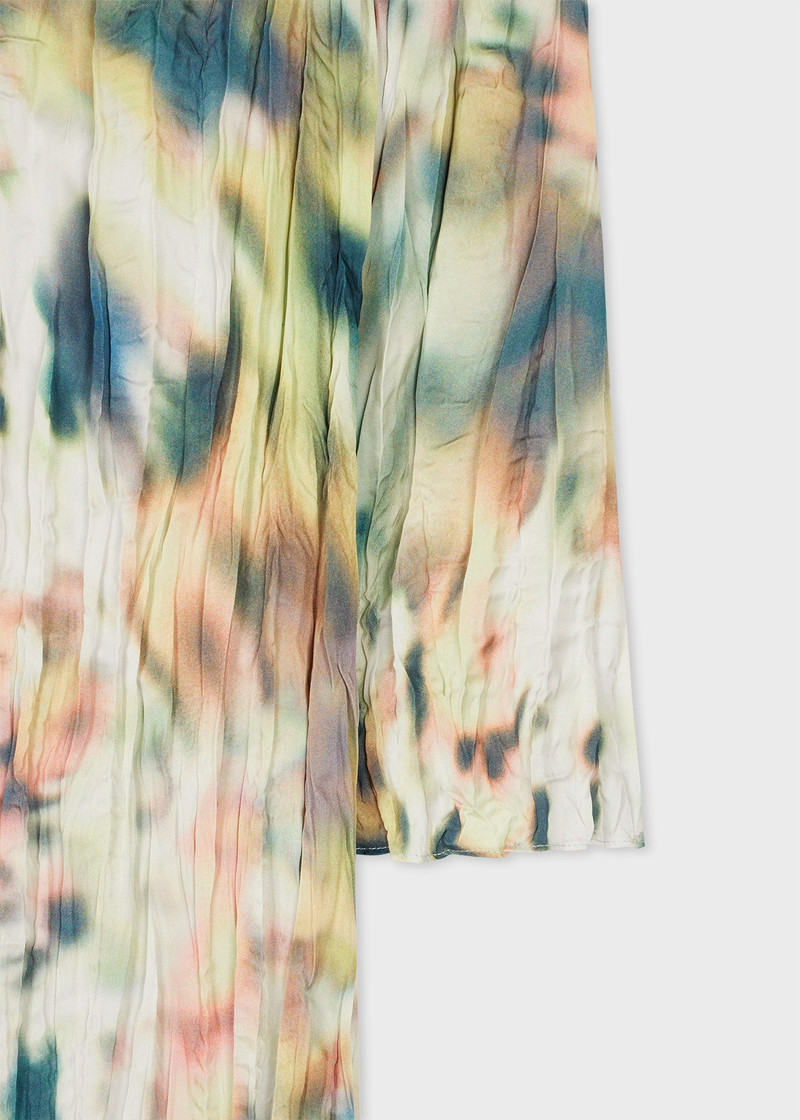Paul Smith Women's 'Lens Blur Botanical' Crinkle Dress outlook