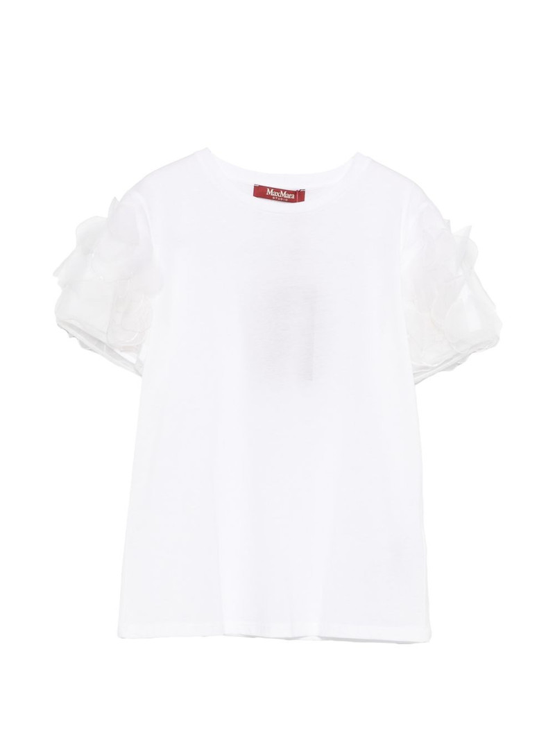 ruffled sleeve T-shirt 1