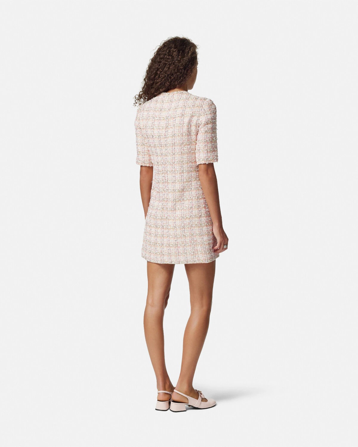 Tweed A-line Mini Dress - 5