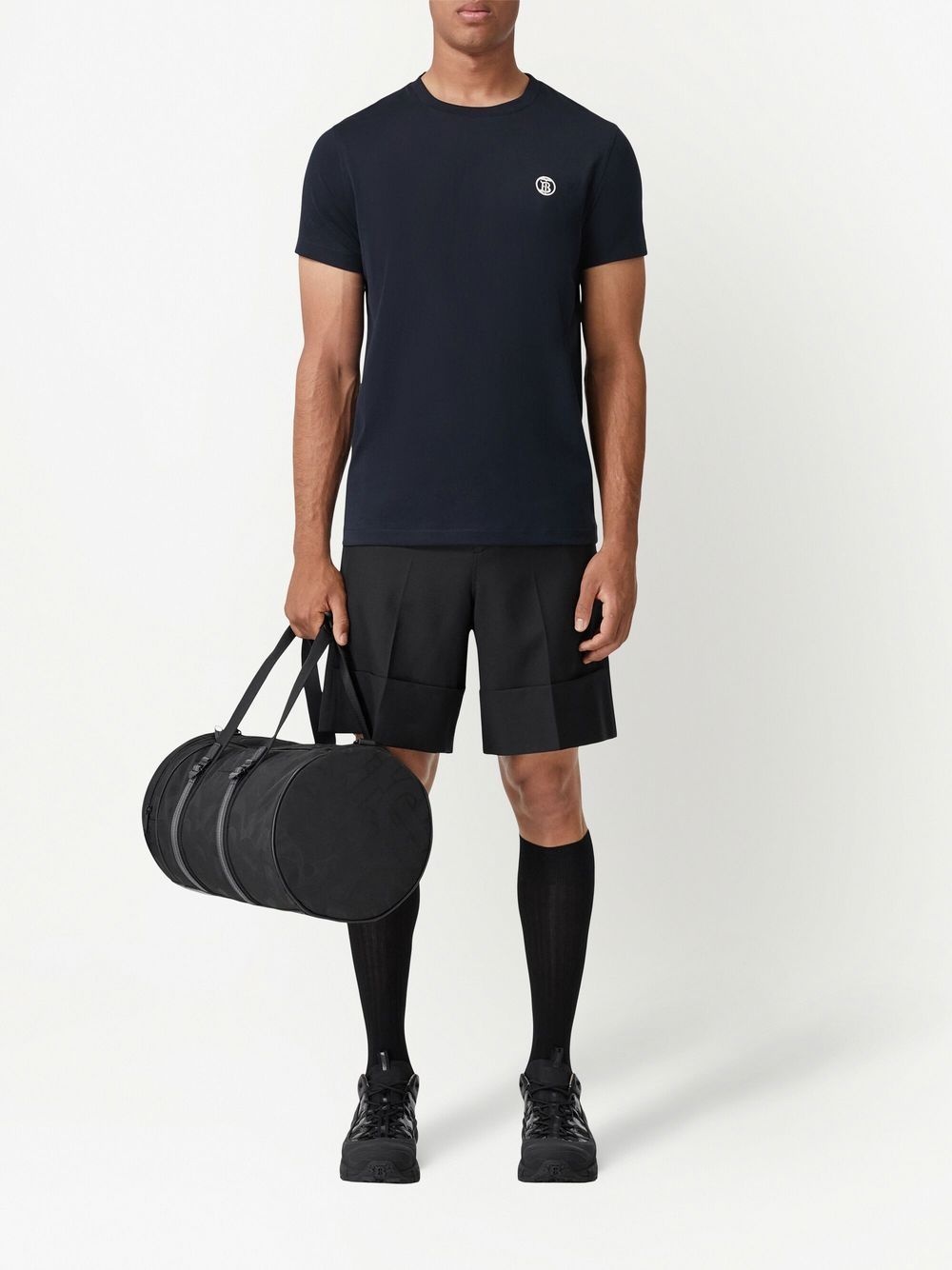 TB-embroidered cotton T-shirt - 2