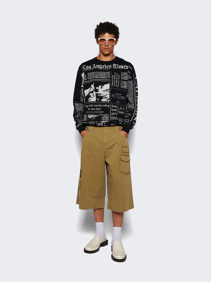 X La Times News Sweater Black 5