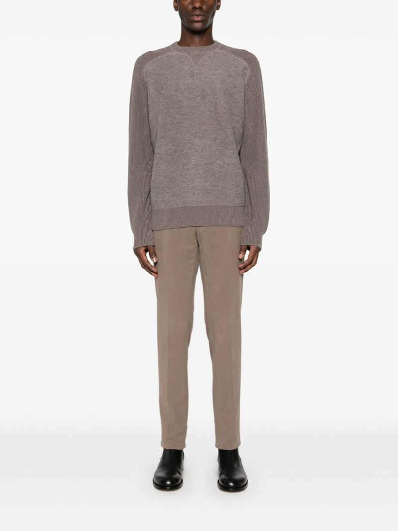 BOSS panelled sweater outlook