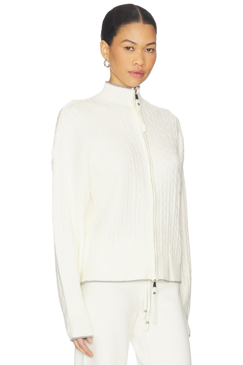 Frankies Bikinis Bea Cable Knit Sweater outlook