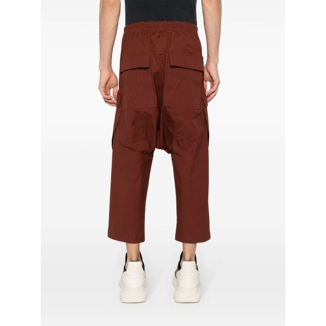 Cropped cargo trousers - 3