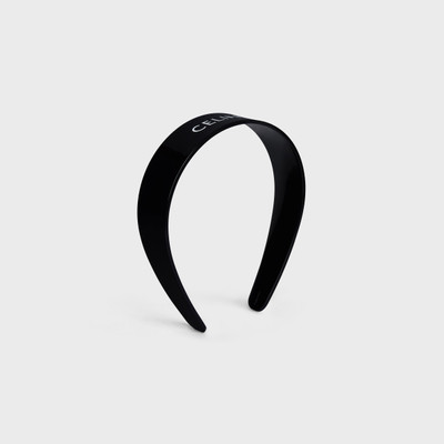 CELINE Celine Monochroms Celine Headband in Acetate outlook