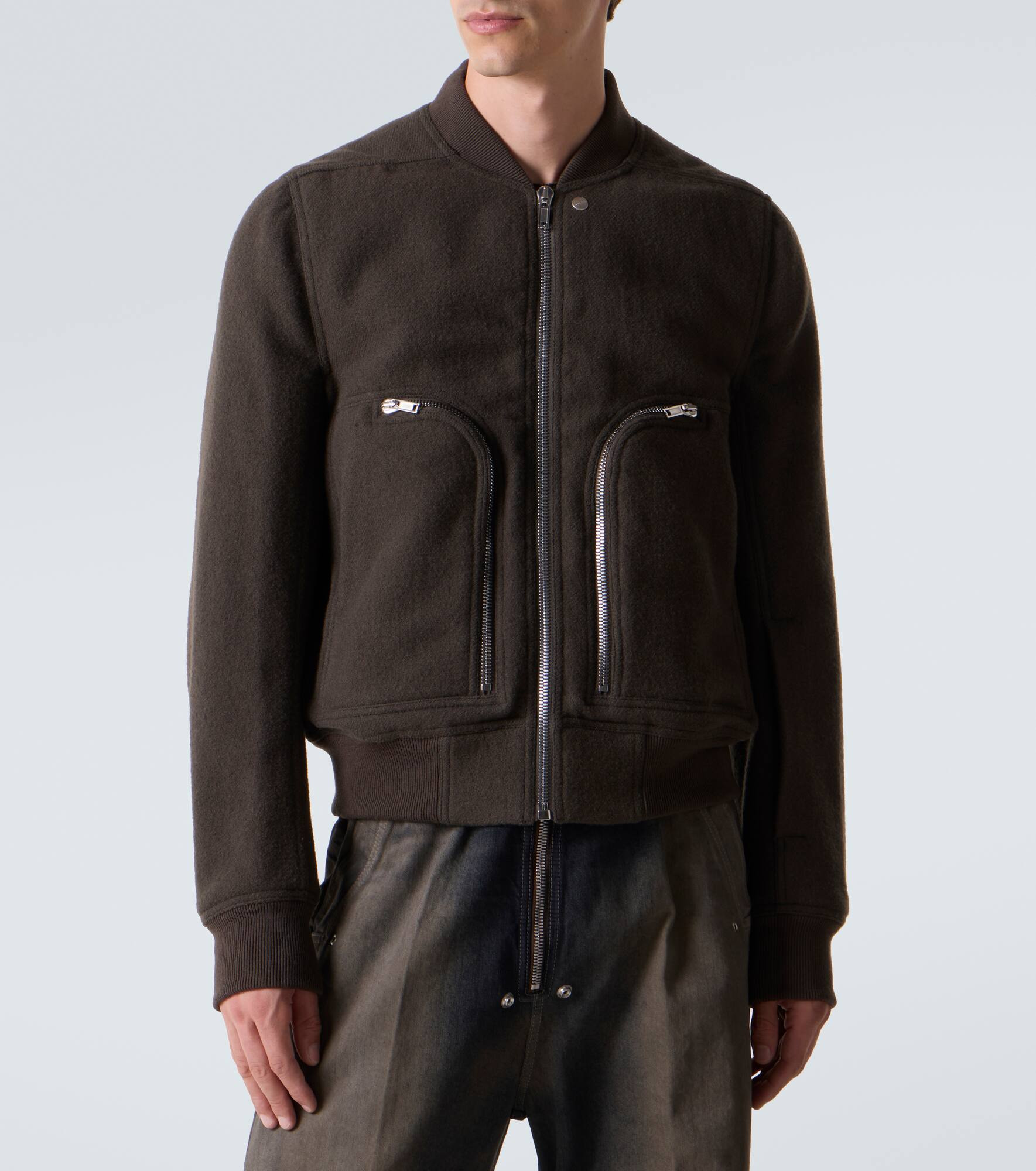 Virgin wool bomber jacket - 3