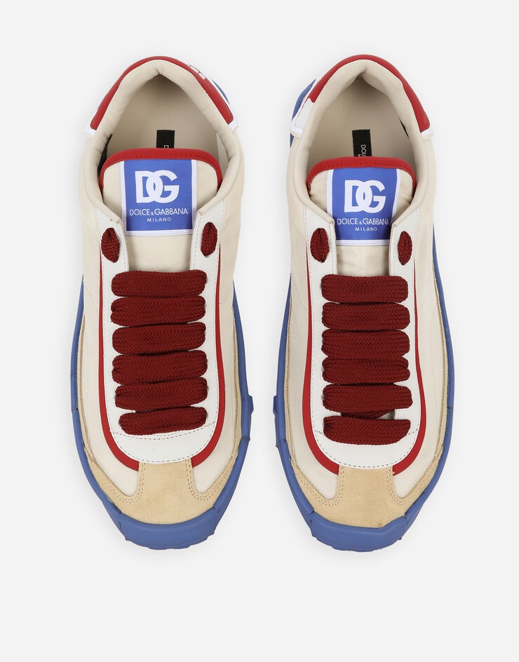Mixed-material Old Runner sneakers - 5