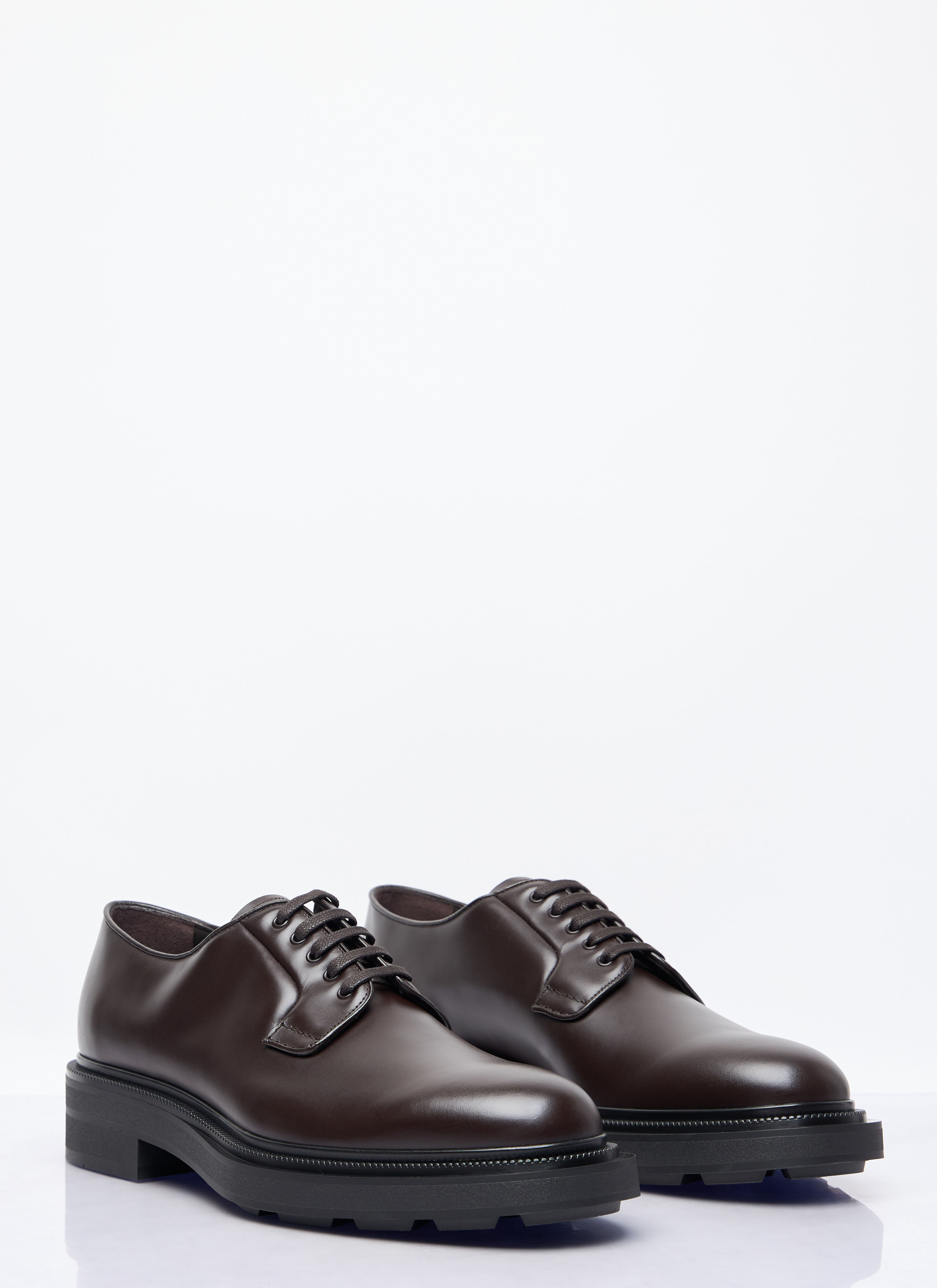 Leather Lace-Up Shoes - 3