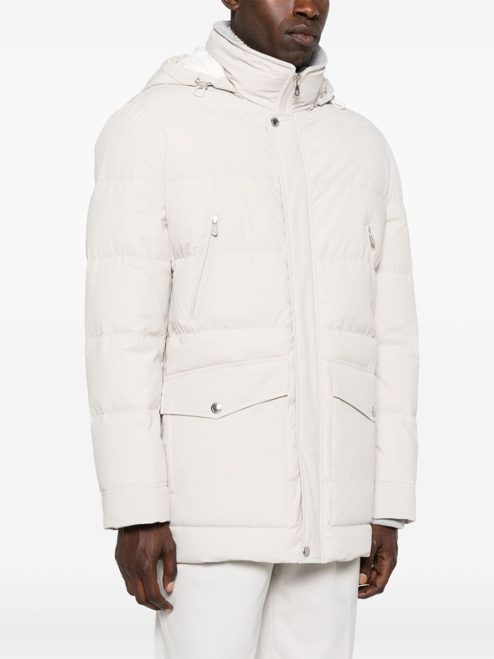 hooded puffer jacket - 3