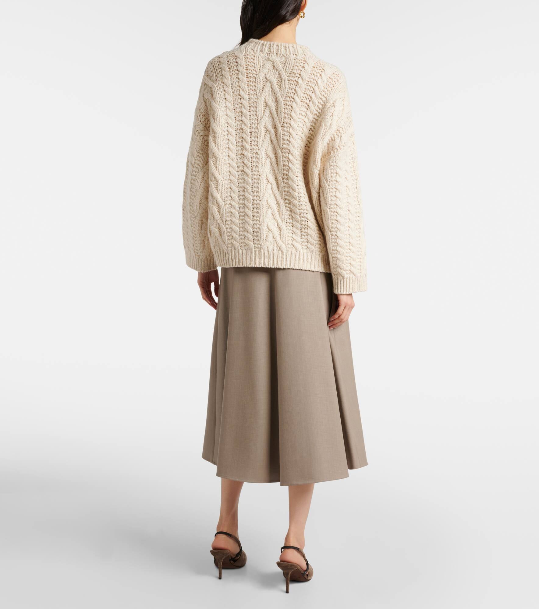 Wool and cashmere sweater - 3