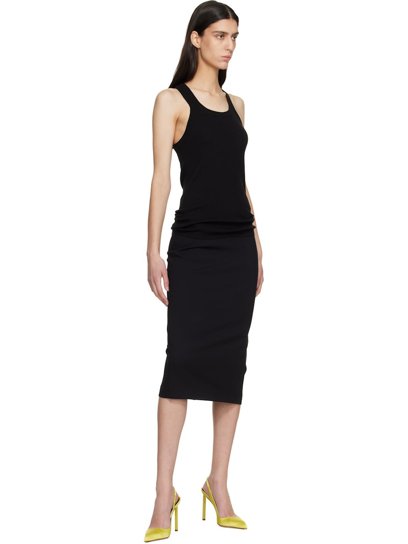 TOM FORD Yellow Satin T Slingback Heels outlook