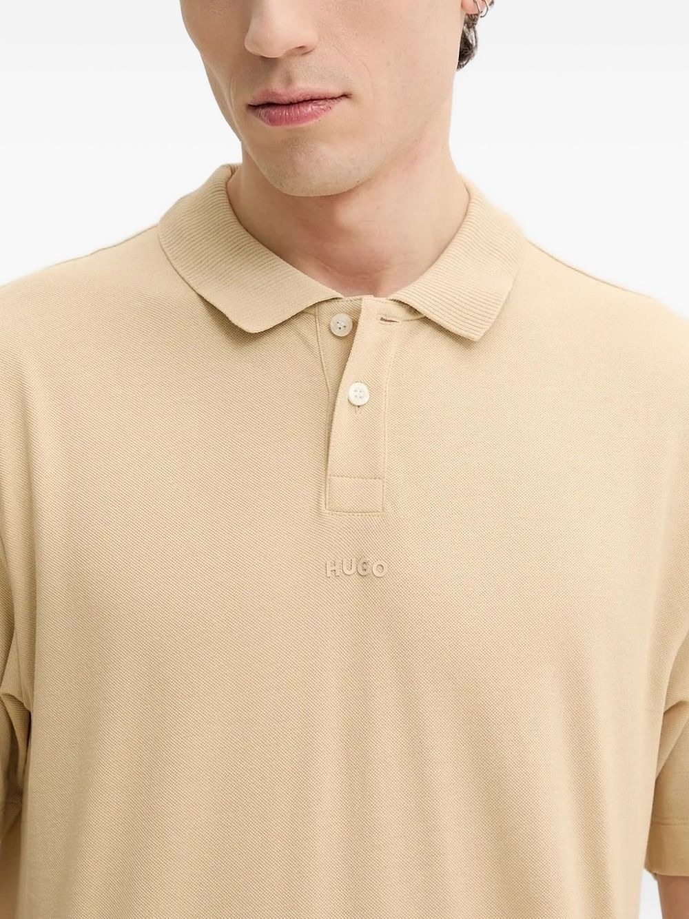 logo-detail polo shirt - 3