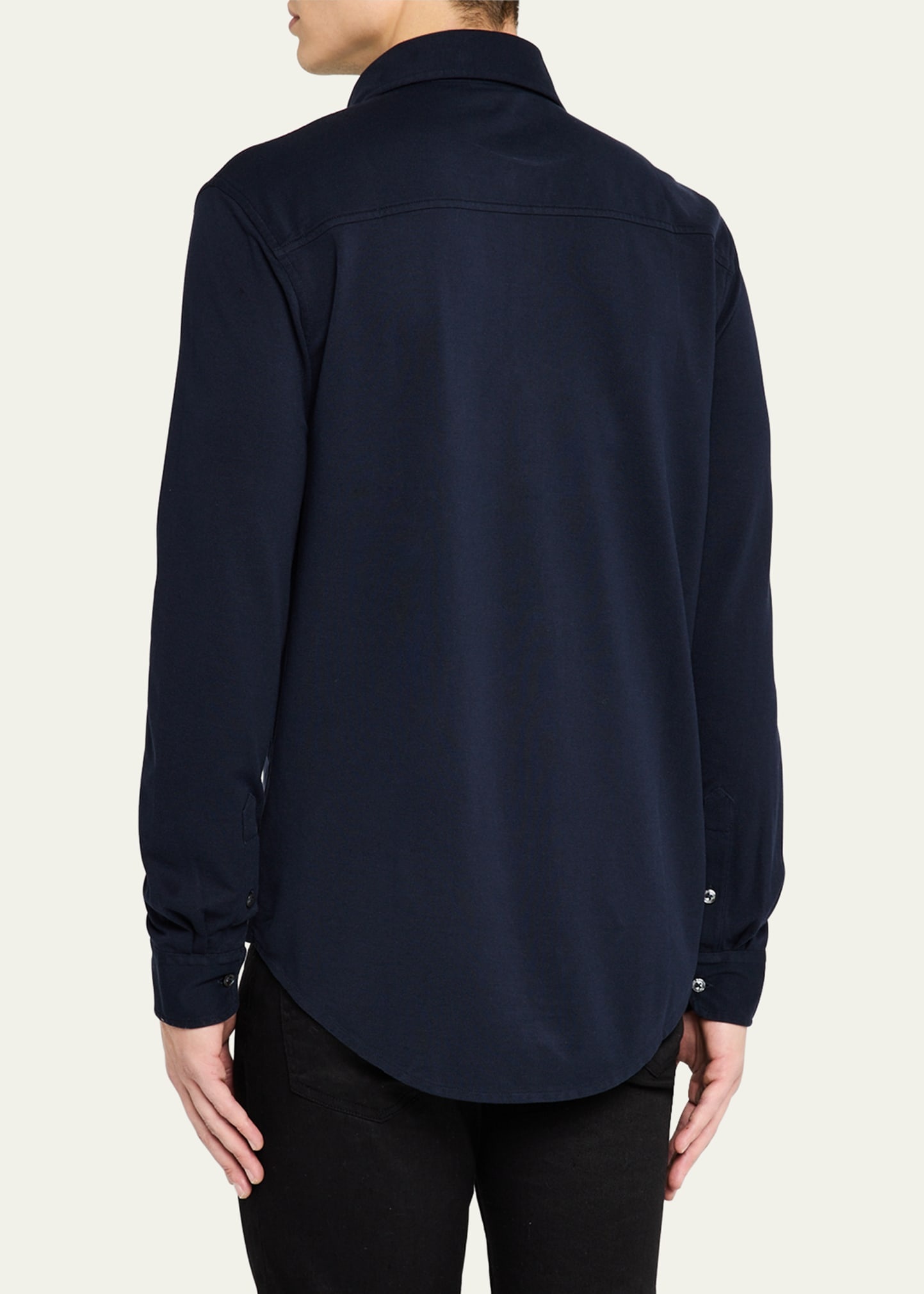 Men's Washed Pique Sport Shirt - 3