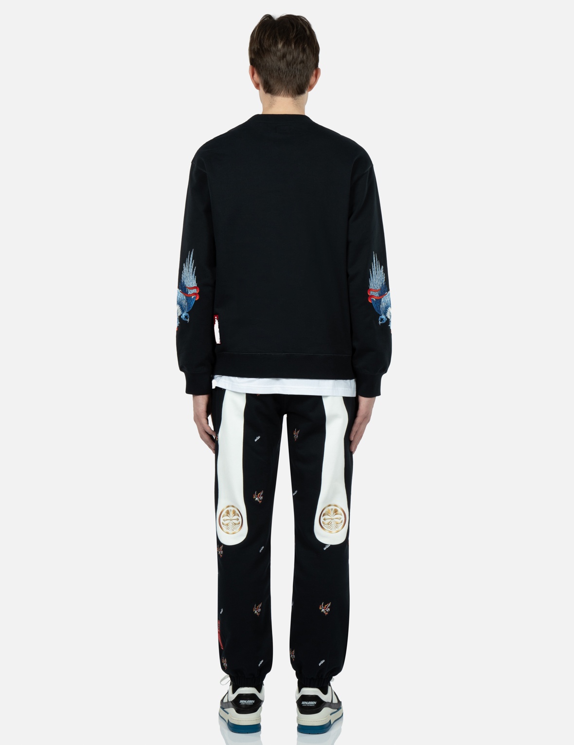 EAGLE AND SEAGULL EMBROIDERY SWEATSHIRT - 6