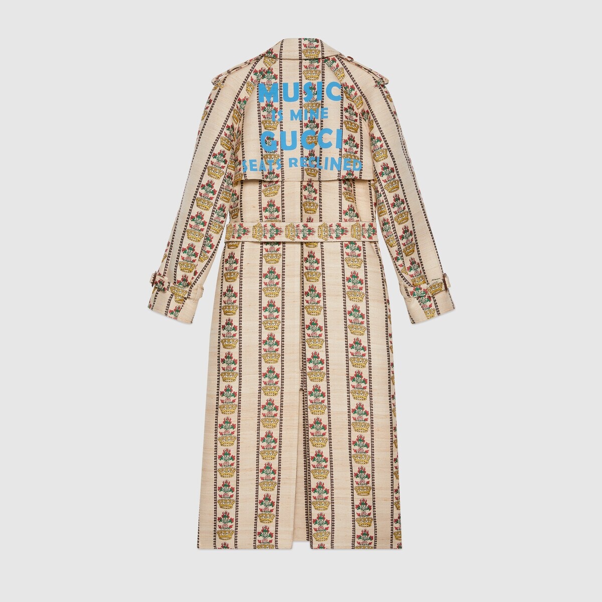 Gucci 100 flower and crown coat - 6