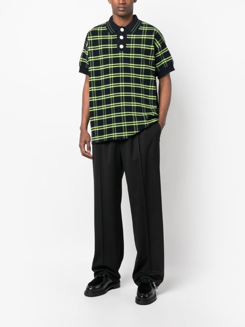 トップス NAMACHEKO Check-Pattern Polo Shirt NAMACHEKO check-pattern polo shirt | farfetch | REVERSIBLE