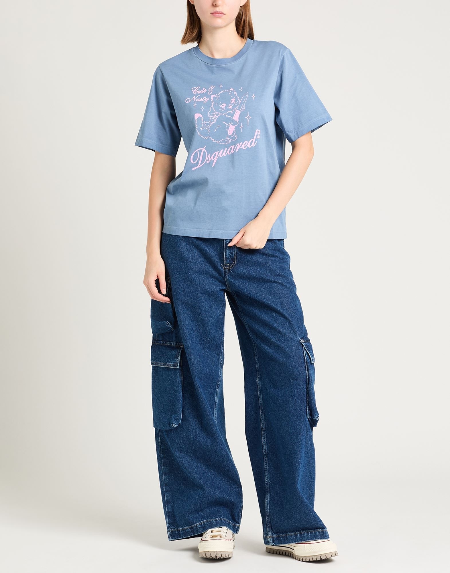 Pastel blue Women's T-shirt - 2