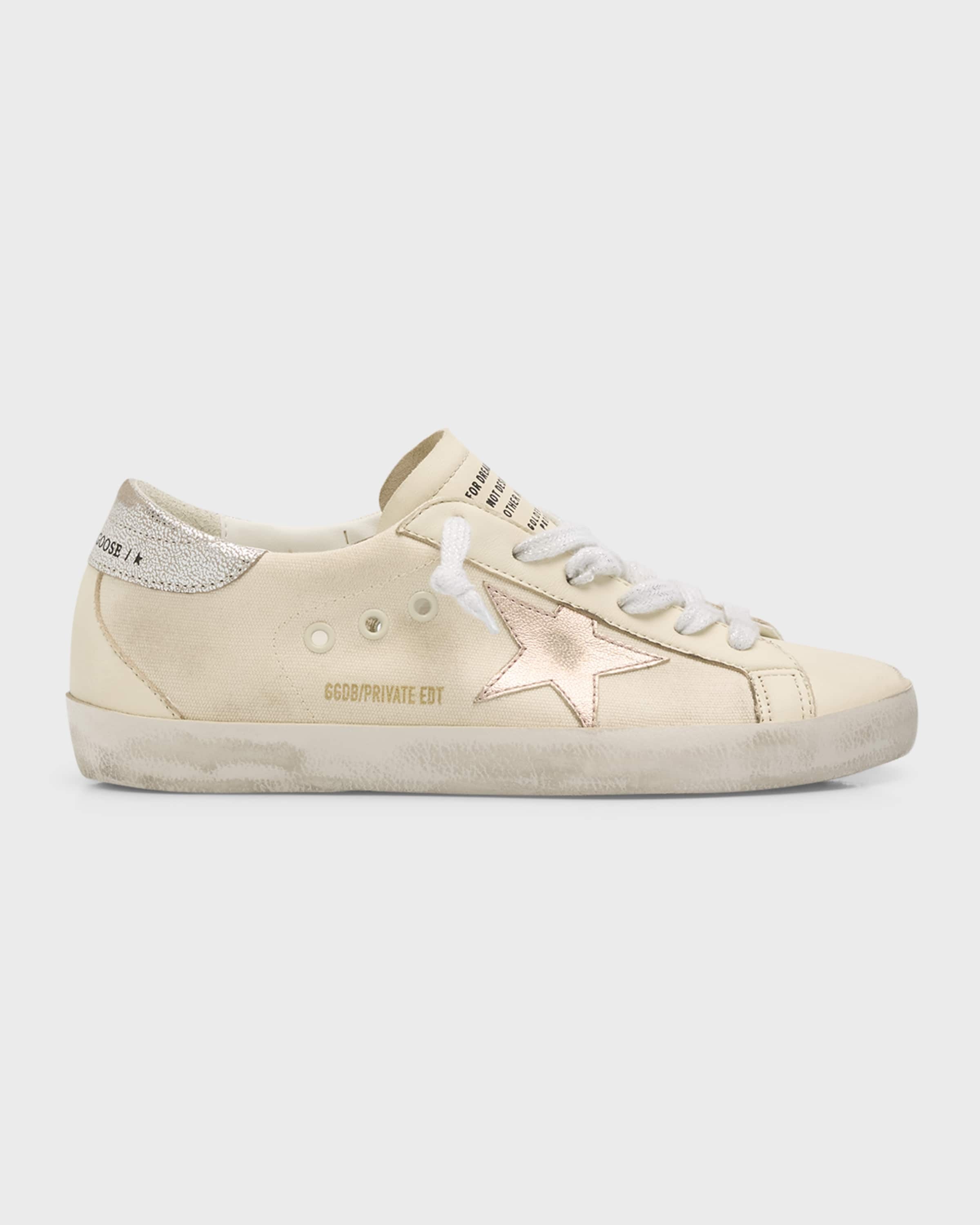 Superstar Canvas Metallic Low-Top Sneakers - 1