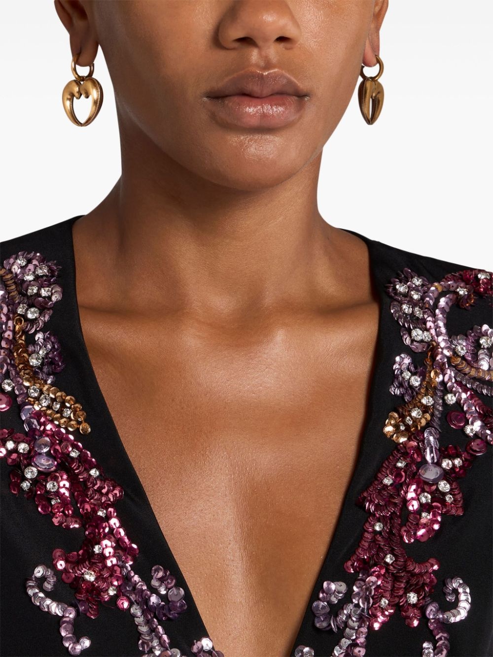 Paisley Heart earrings - 3