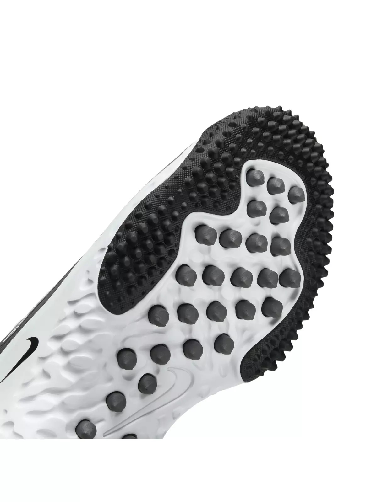Alpha Huarache Elite 4 Turf "Black/White/Iron Grey" Women's Softball Shoe - 7