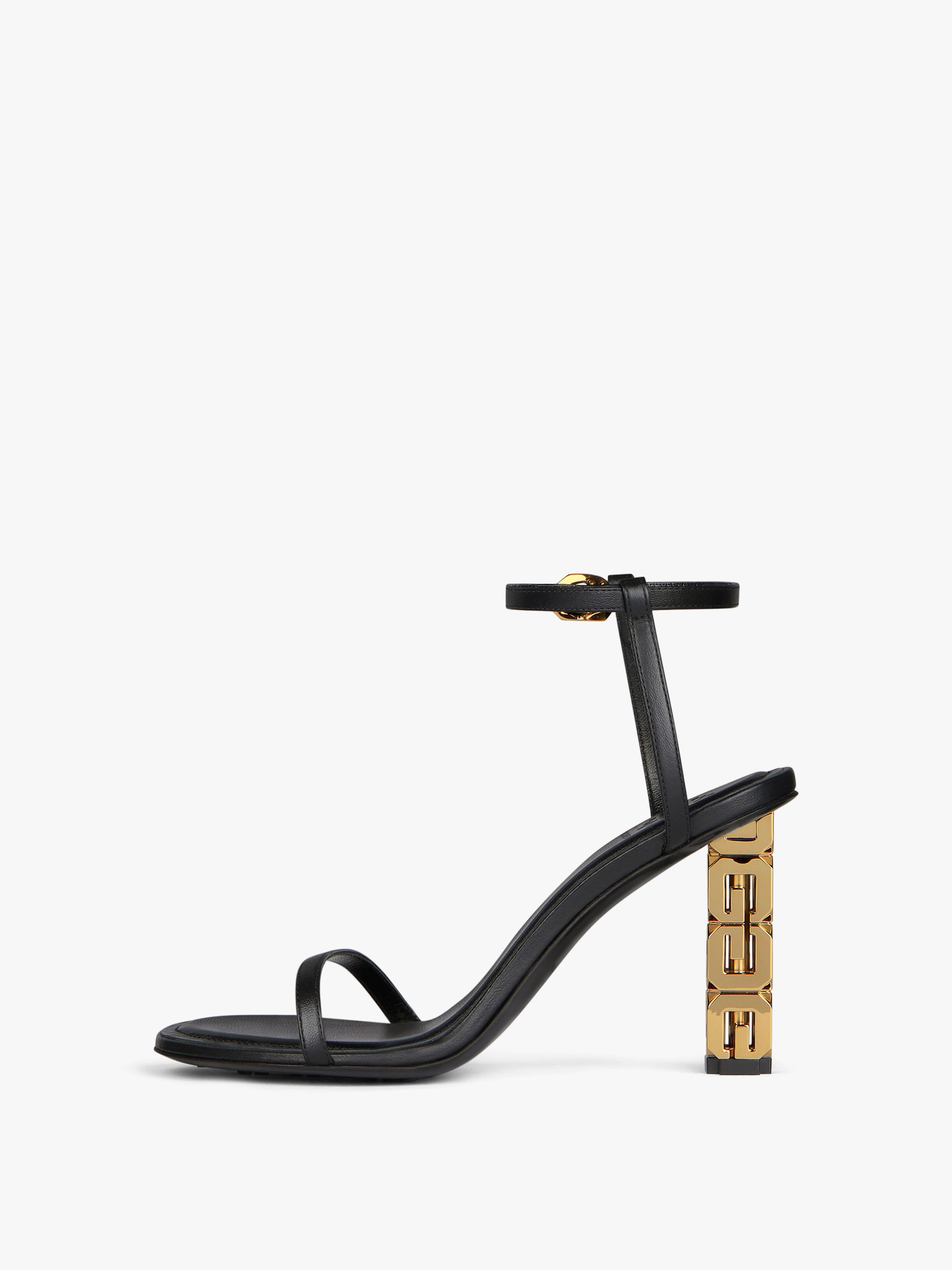 G CUBE SANDALS IN LEATHER - 3