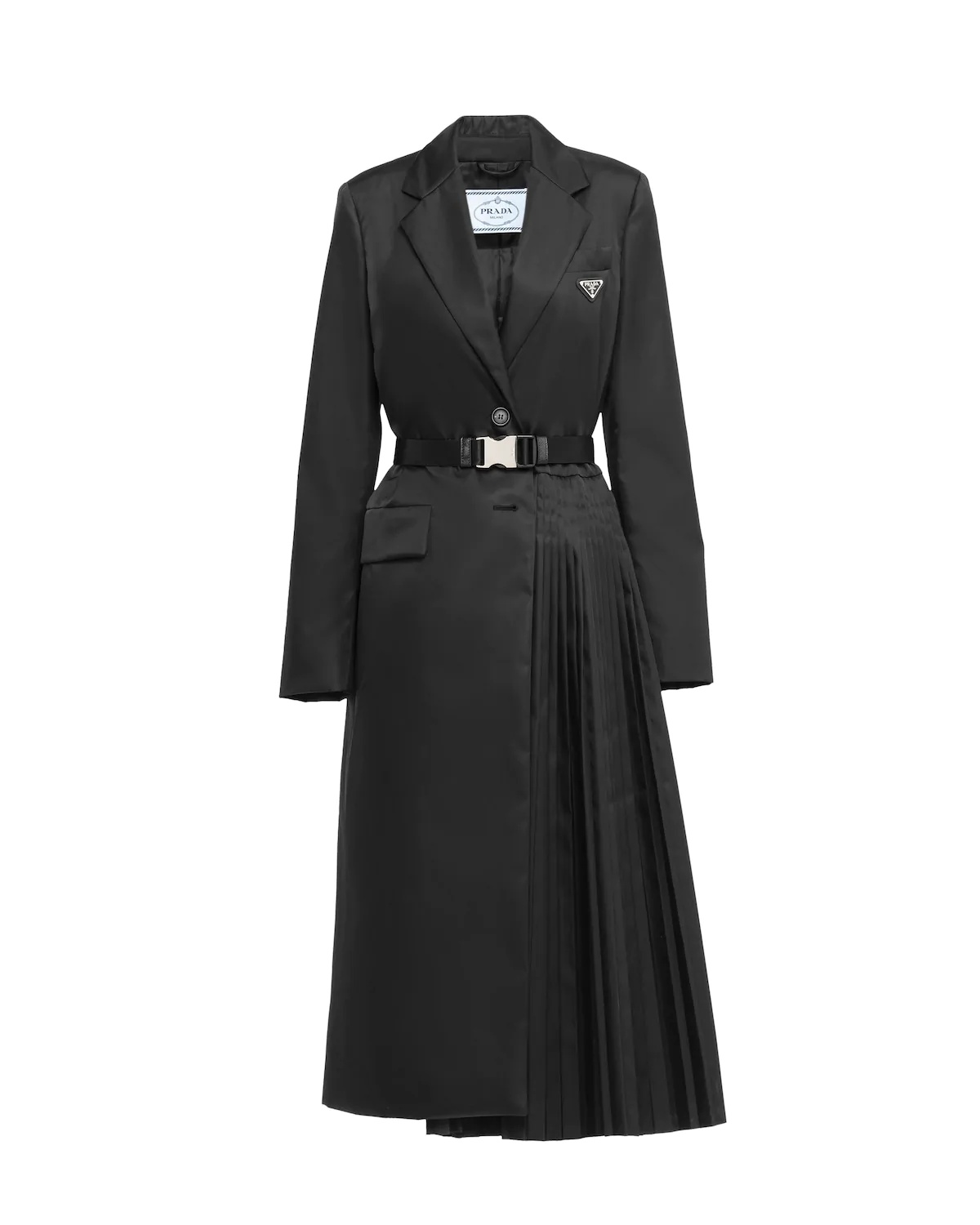 Re-Nylon gabardine trench coat - 1