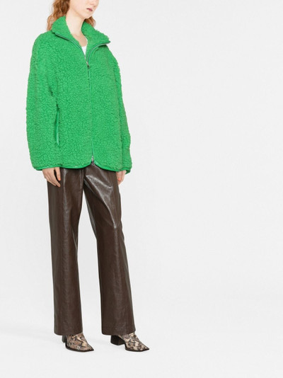 STAND STUDIO faux-shearling jacket outlook