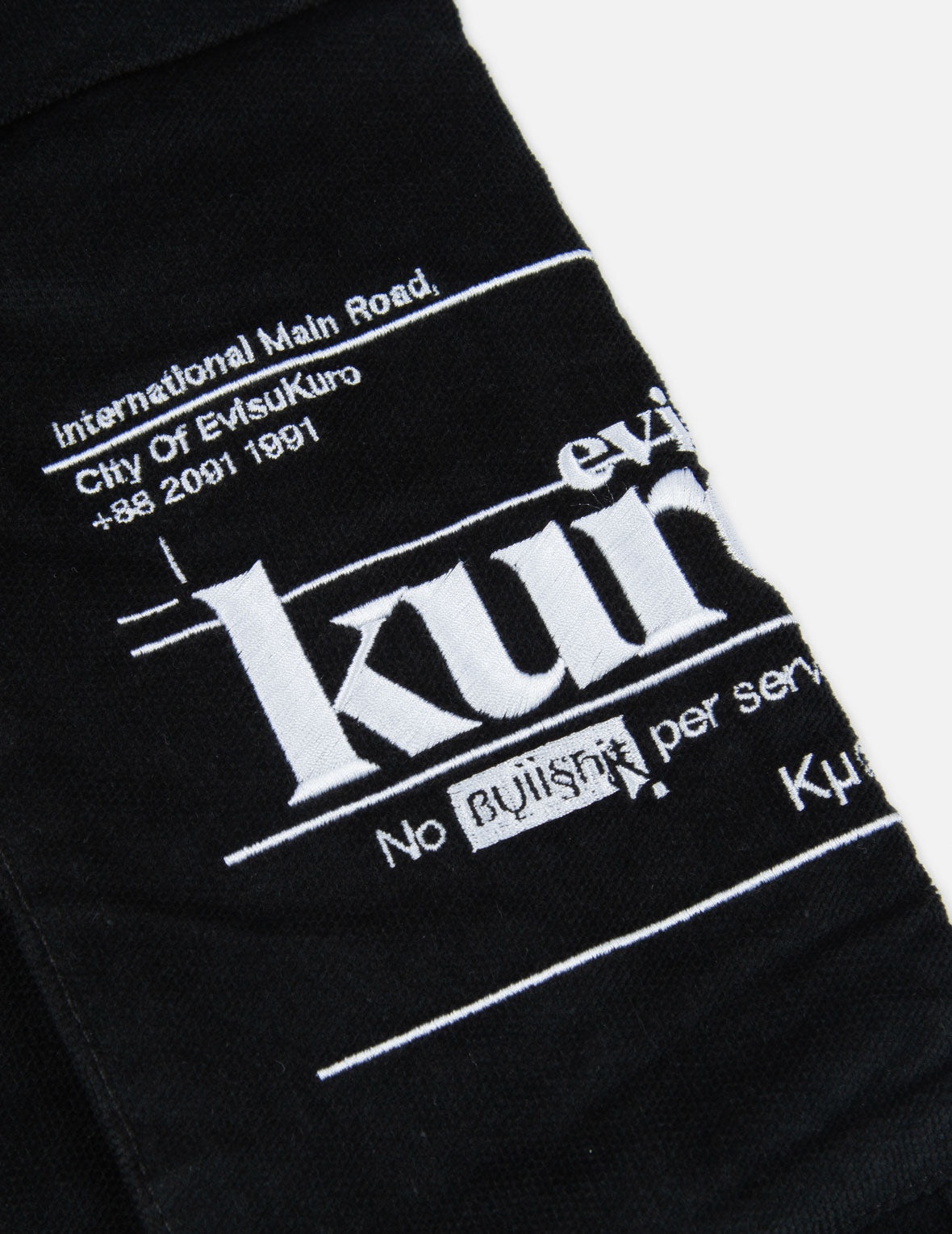 Logo Embroidered Corduroy Worker Pants - 7