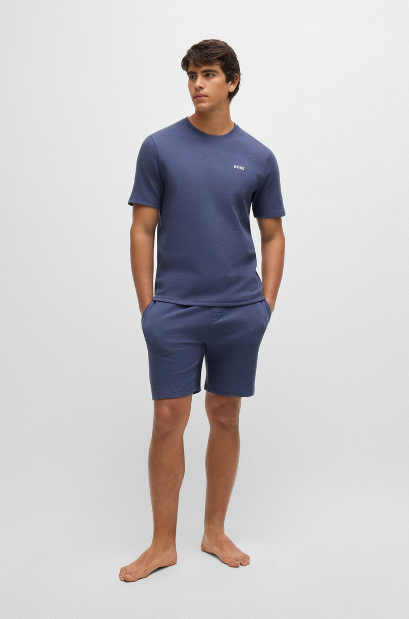 BOSS PAJAMA SHORTS WITH EMBROIDERED LOGO outlook