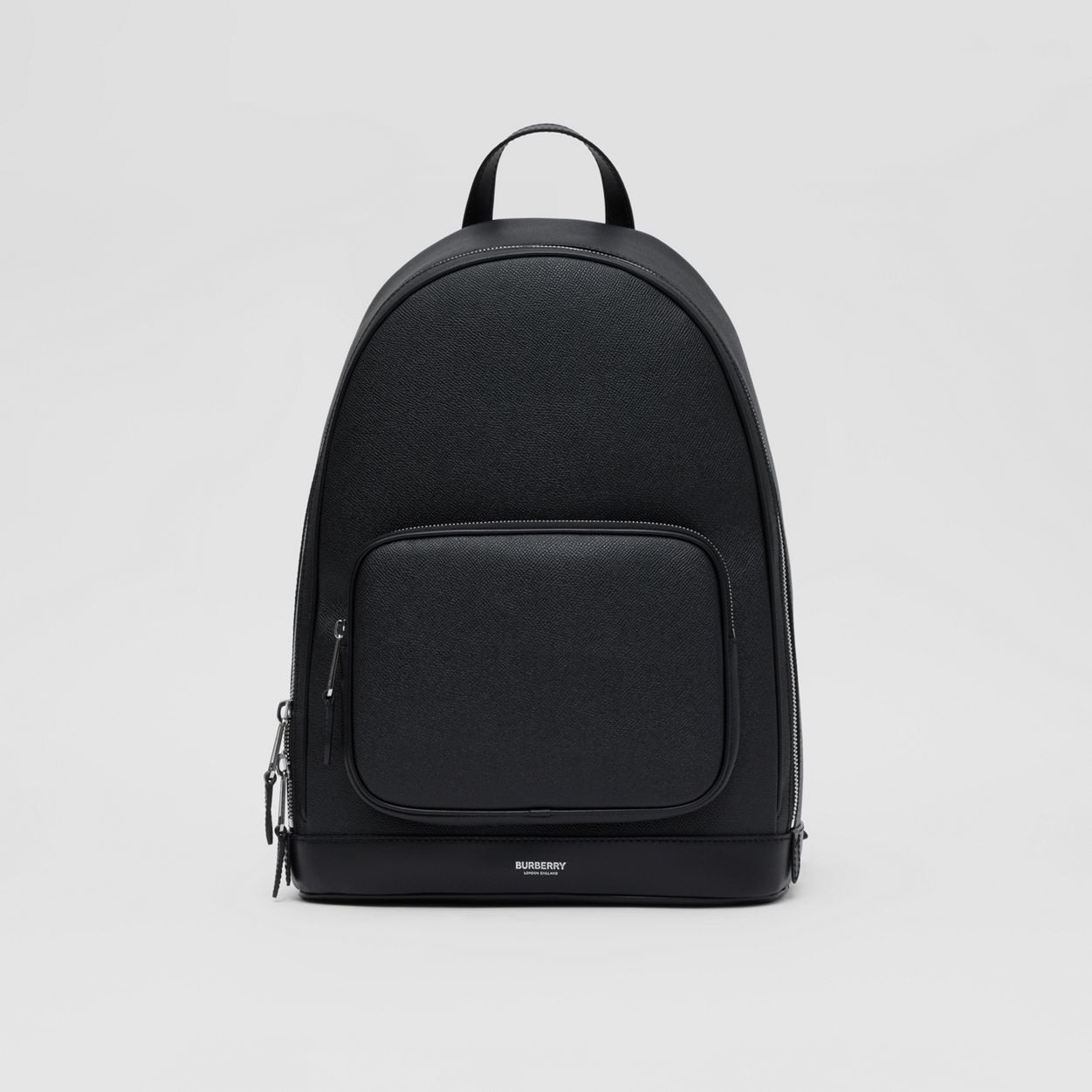 Grainy Leather Backpack - 1