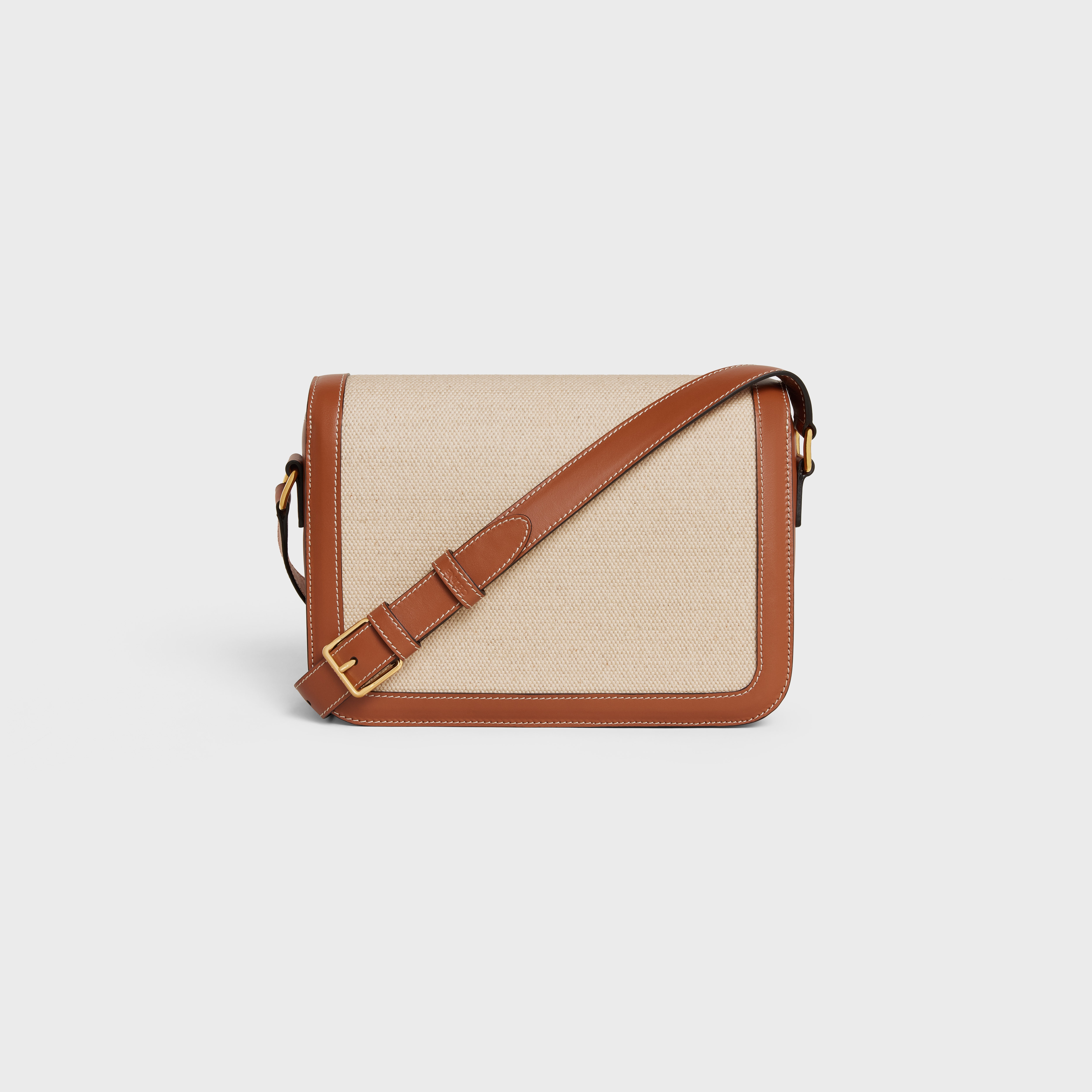 Classique Triomphe Bag in TEXTILE AND CALFSKIN - 3