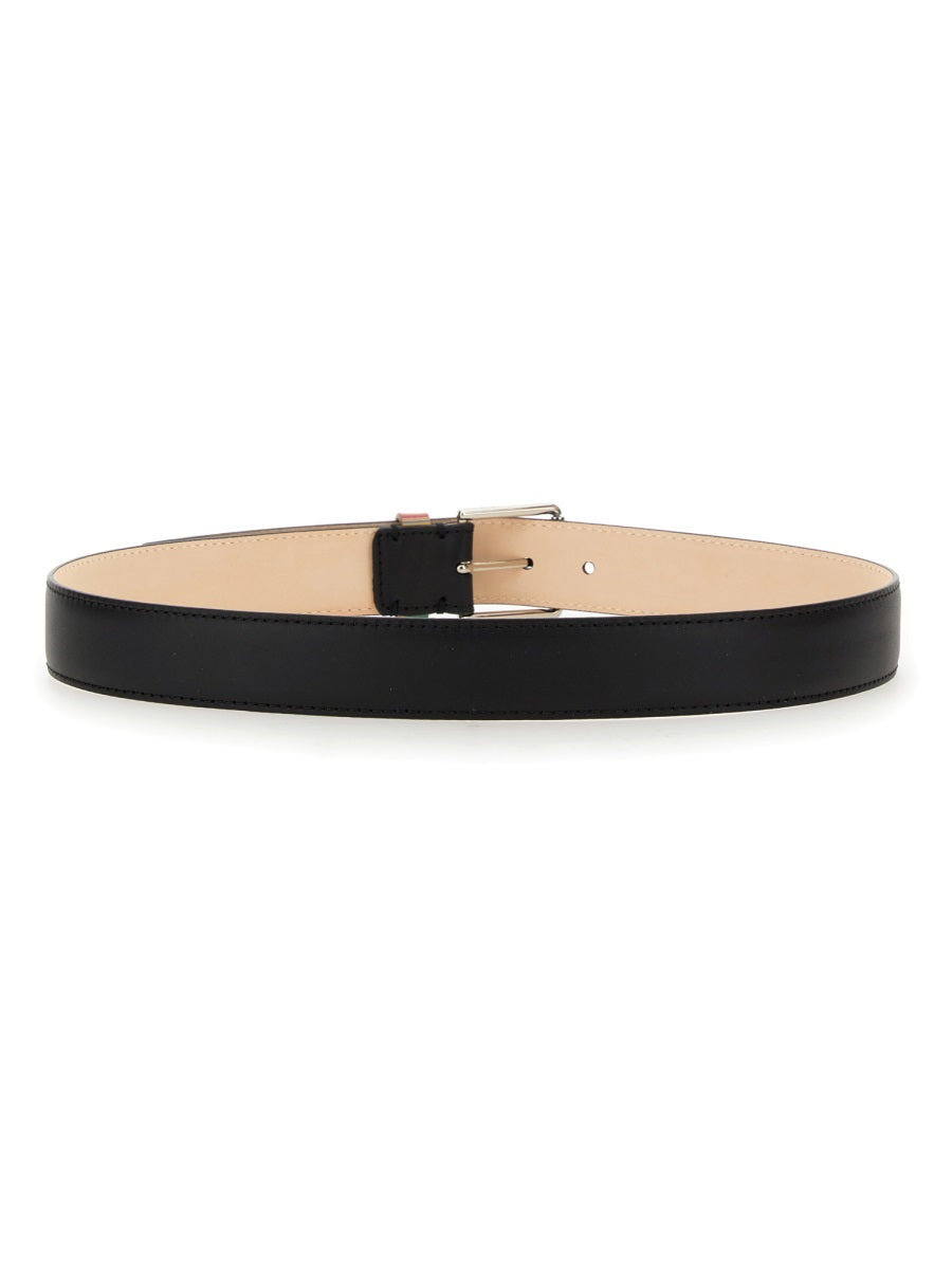 Paul Smith Men Belt With Logo - 3