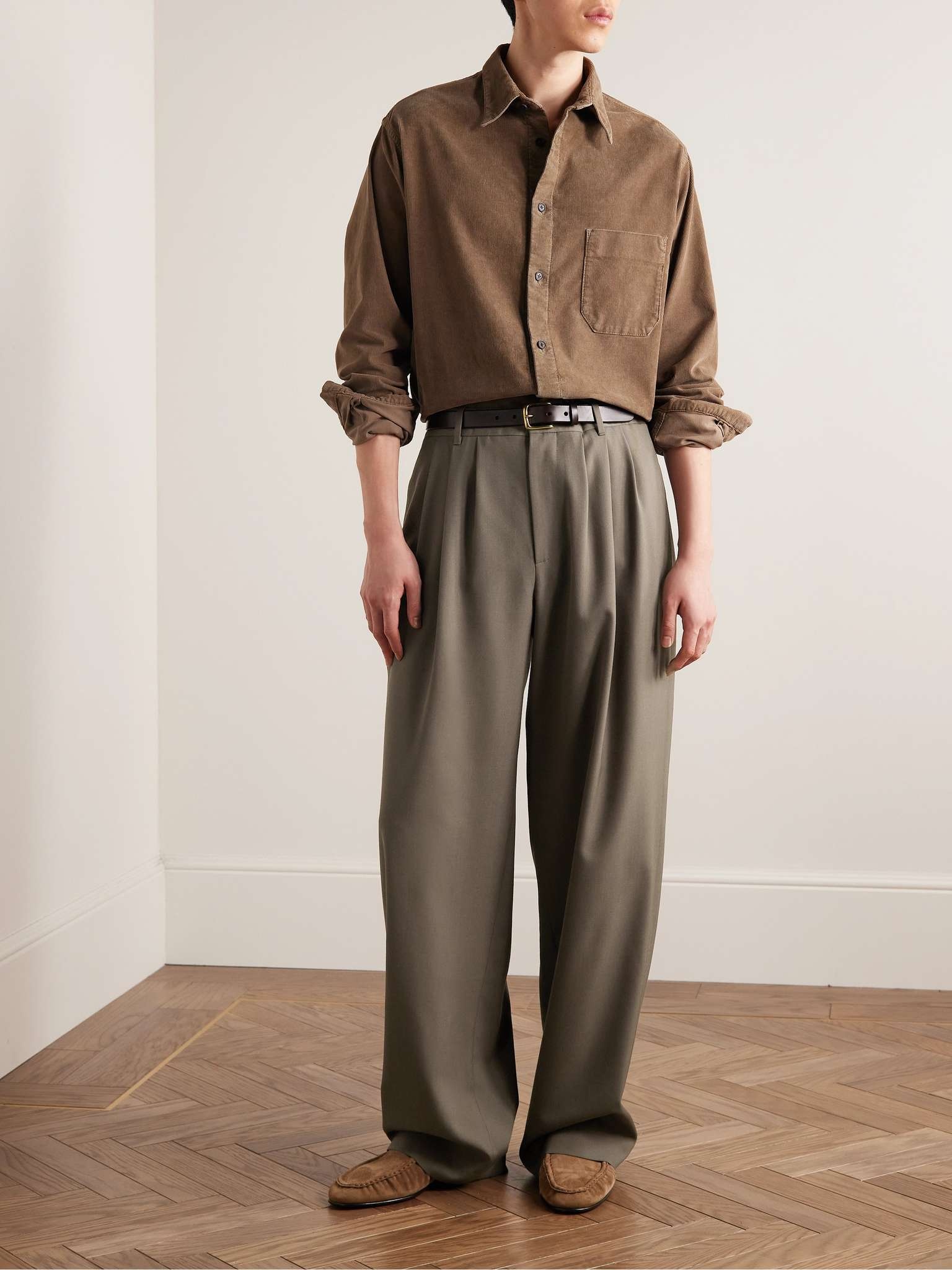 THE ROW rufus pants サイズ30 The Row Rufus Pant in Polyester and Virgin Wool | REVERSIBLE