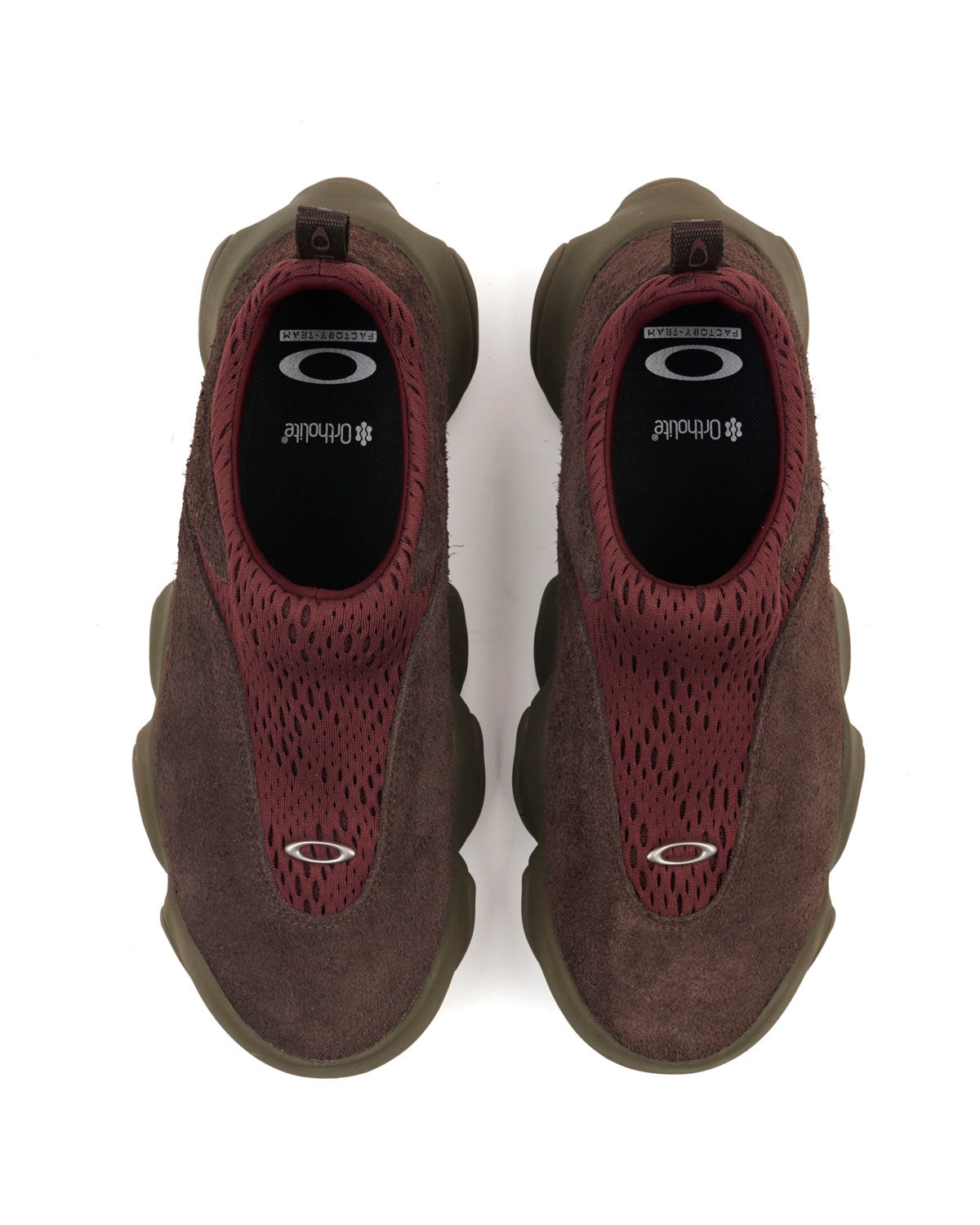 Oakley Factory Team Hairy Suede Flesh - Ganache/ Burgundy - 4