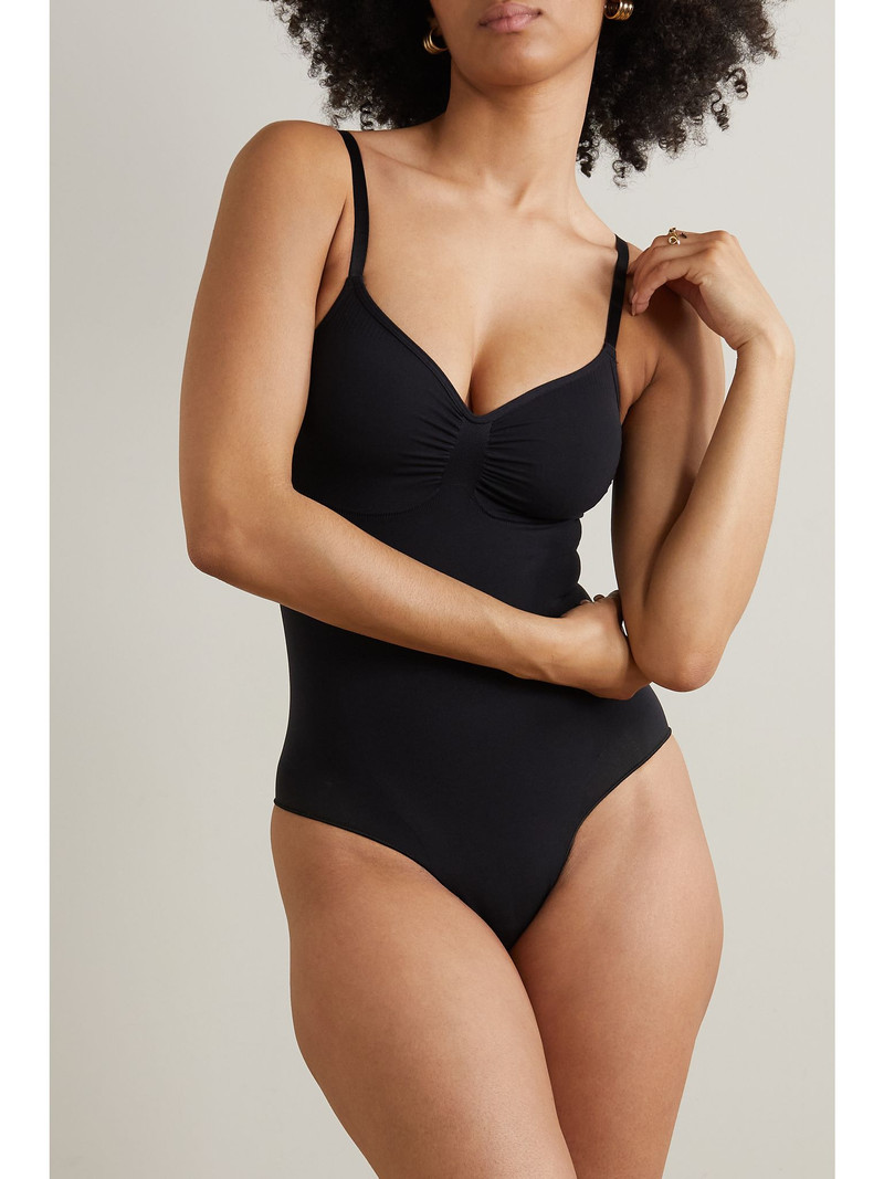 SKIMS Seamless Sculpt Brief Bodysuit - Onyx Black outlook
