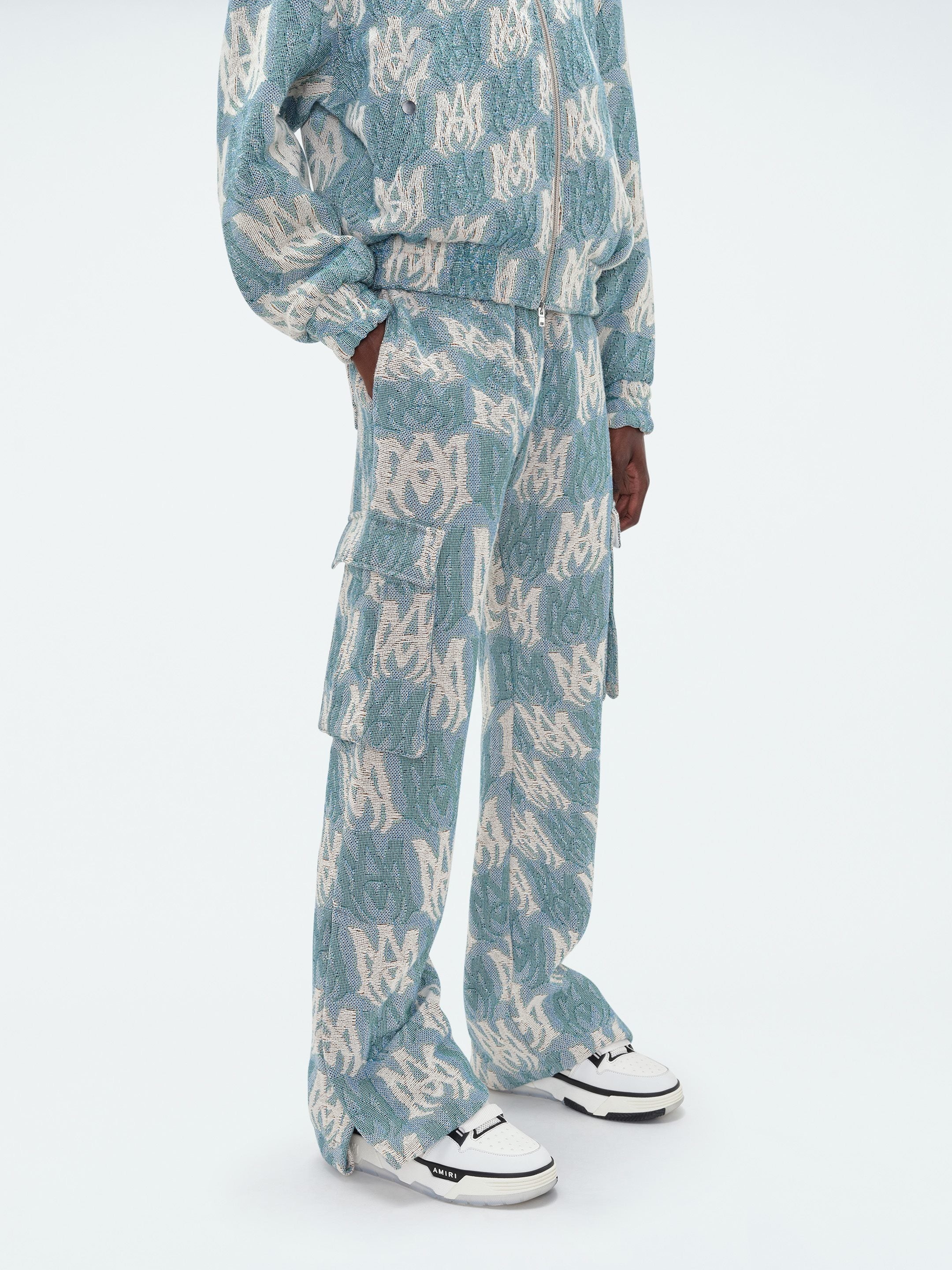 M.A. TAPESTRY CARGO FLARE PANTS - 4