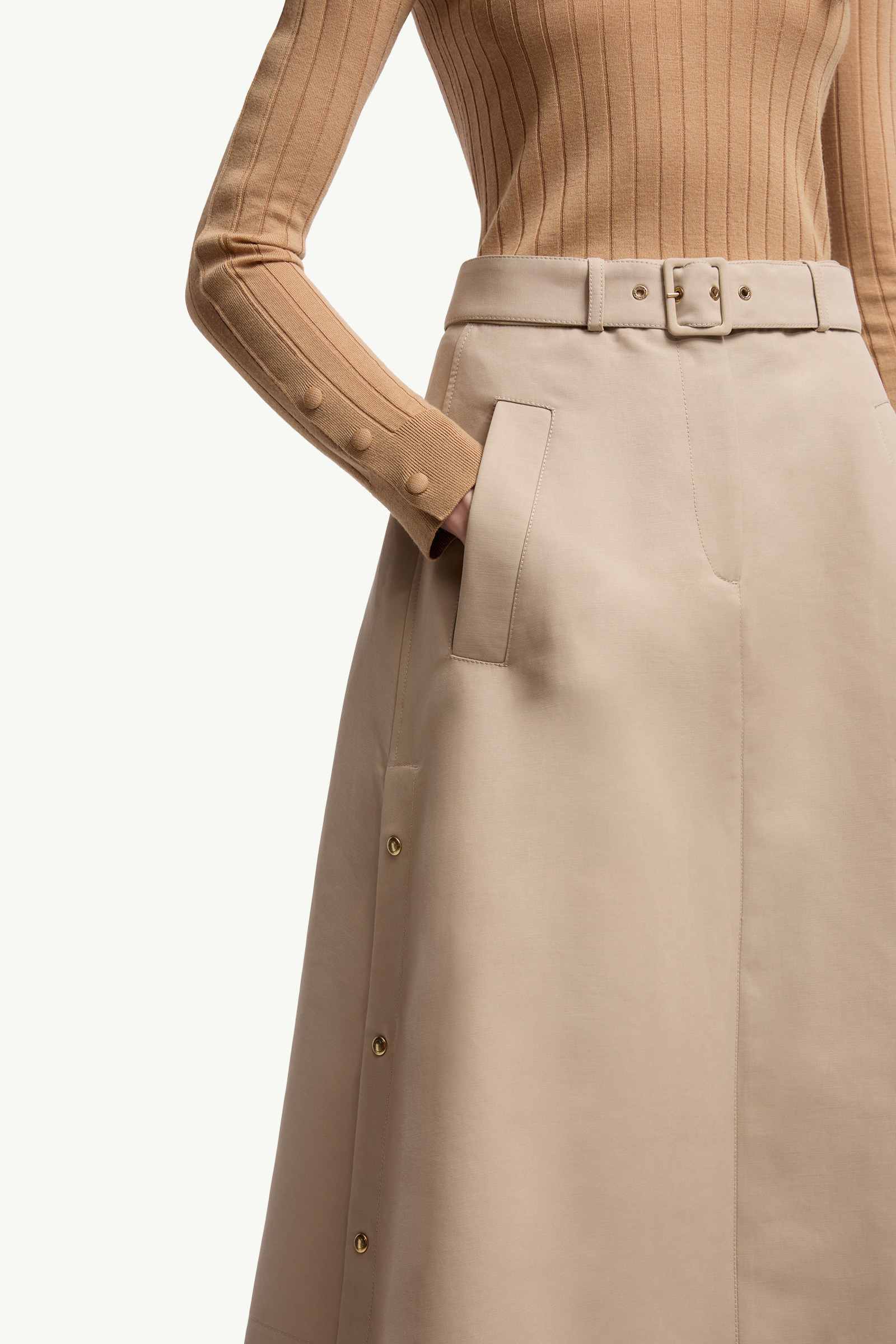 Cotton Midi Skirt - 6