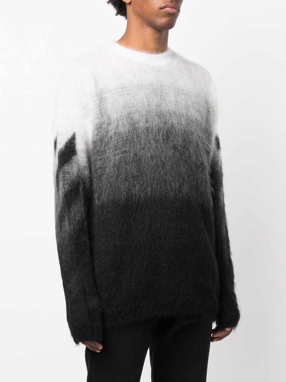 brushed gradient-effect jumper - 4