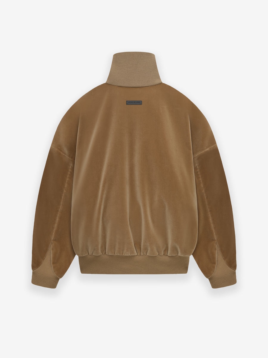 Cotton Velvet Track Jacket - 2