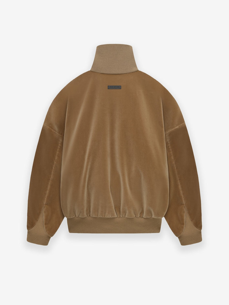Cotton Velvet Track Jacket 2