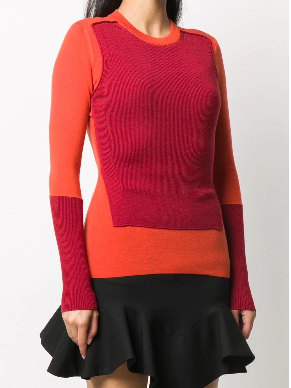 colour-block panelled jumper - 3