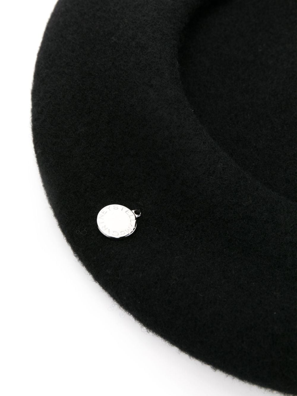 logo-plaque wool beret - 2