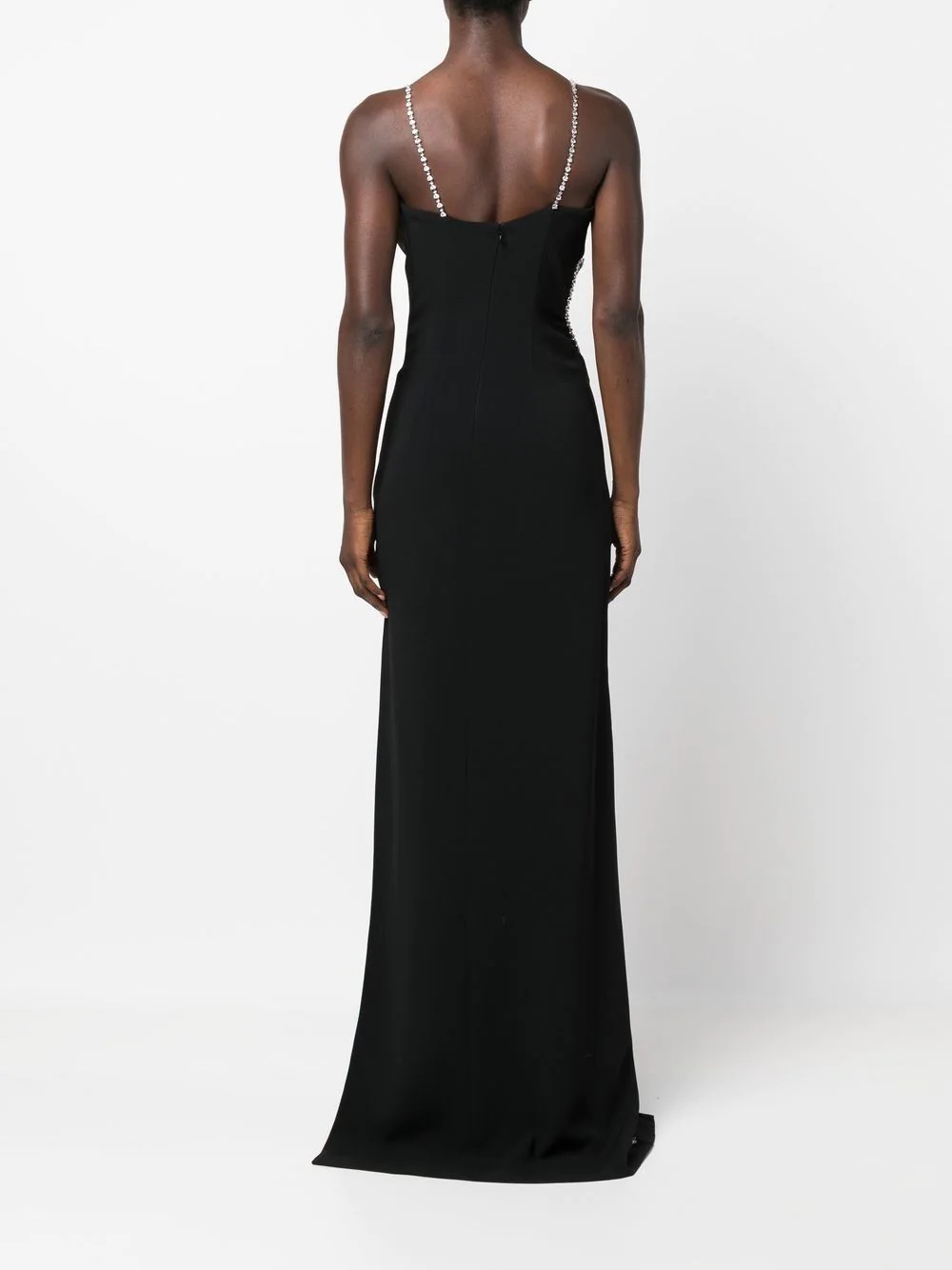 embellished sleeveless maxi dress - 4