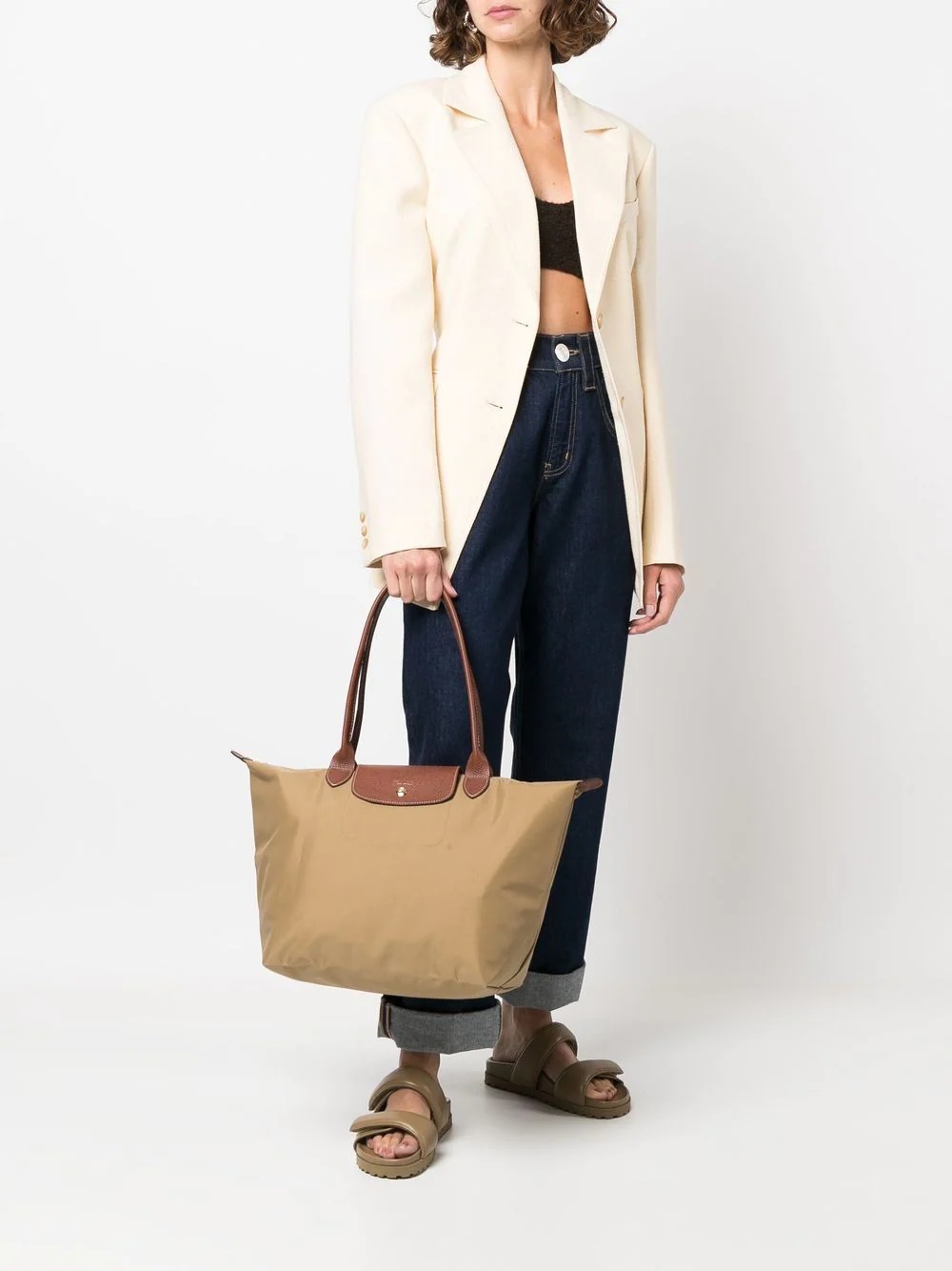 Le Pliage colour-block tote bag - 2