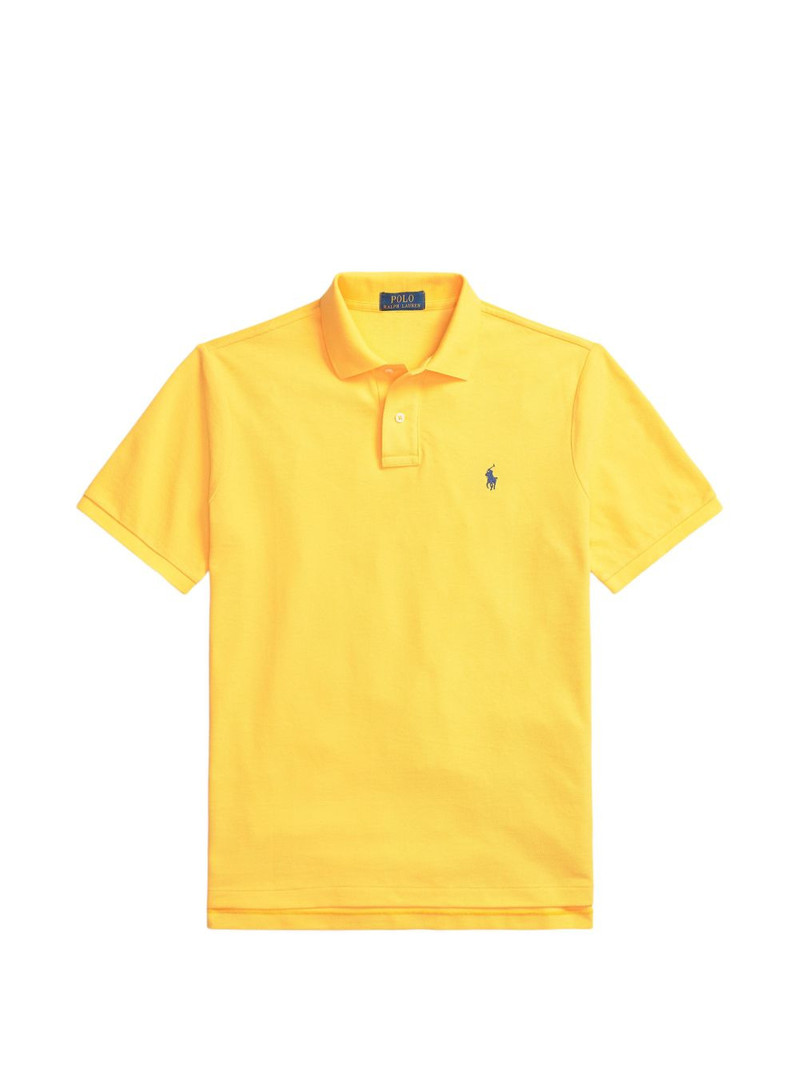 embroidered-logo polo shirt 1